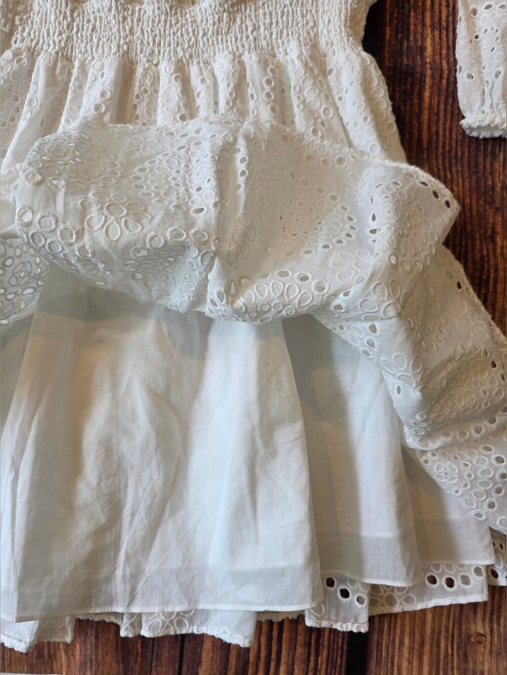 Lilly Pulitzer Size 10 White Eyelet Dress Cotton Lined Wedding Party Event - Picture 13 of 13